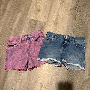 Old Navy Kids Denim Shorts - Pink and Blue